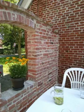 Sitzecke auf der Terrasse